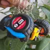 1M, 3M, 5m with leather case box ruler, portable tape measure, pull gauge, steel ruler, measuring hardware tools, gift ruler details Picture